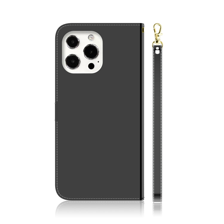 For iPhone 13 Pro Max Imitated Mirror Surface Horizontal Flip Leather Case with Holder & Card Slots & Wallet & Lanyard