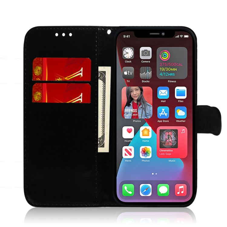 For iPhone 13 Pro Max Imitated Mirror Surface Horizontal Flip Leather Case with Holder & Card Slots & Wallet & Lanyard