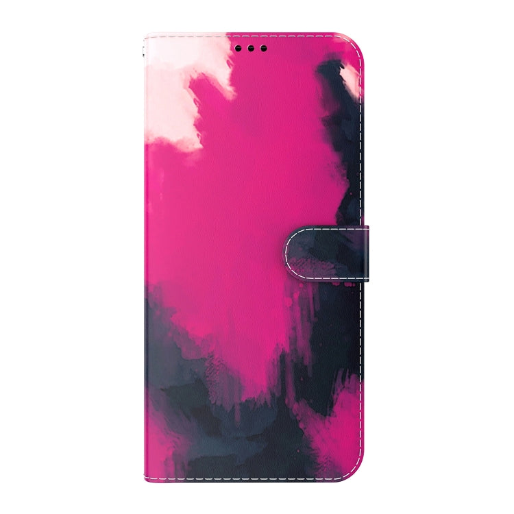 For iPhone 13 Pro Watercolor Pattern Horizontal Flip Leather Case with Holder & Card Slot & Wallet