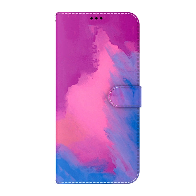 For iPhone 13 Pro Watercolor Pattern Horizontal Flip Leather Case with Holder & Card Slot & Wallet