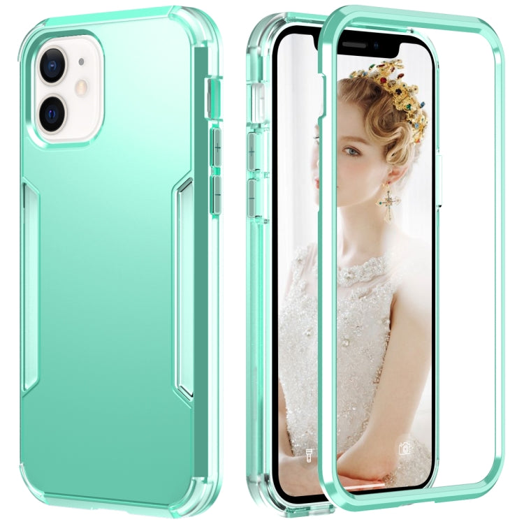 For iPhone 13 mini 3 in 1 Solid Color Shockproof PC + TPU Protective Case