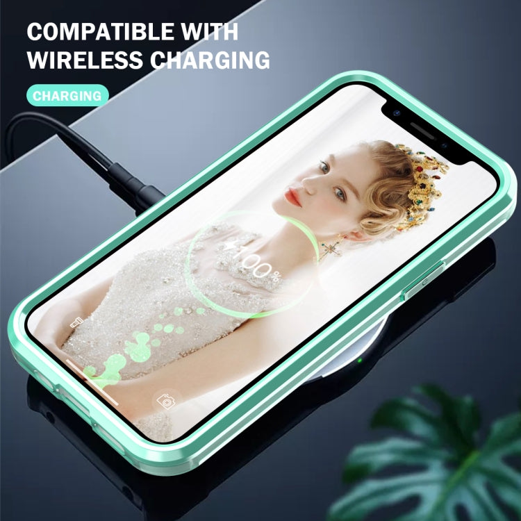 For iPhone 13 mini 3 in 1 Solid Color Shockproof PC + TPU Protective Case
