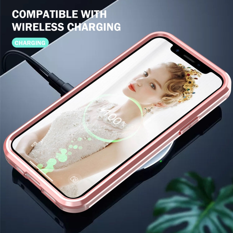 For iPhone 13 mini 3 in 1 Solid Color Shockproof PC + TPU Protective Case