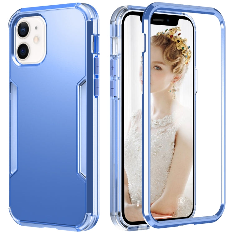 For iPhone 13 mini 3 in 1 Solid Color Shockproof PC + TPU Protective Case
