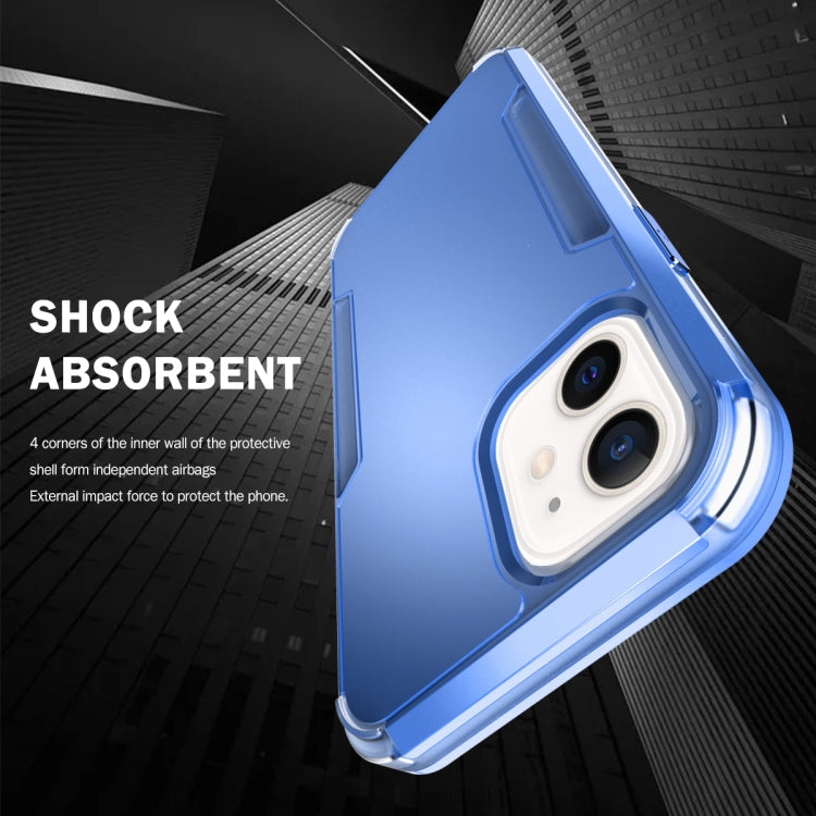 For iPhone 13 mini 3 in 1 Solid Color Shockproof PC + TPU Protective Case