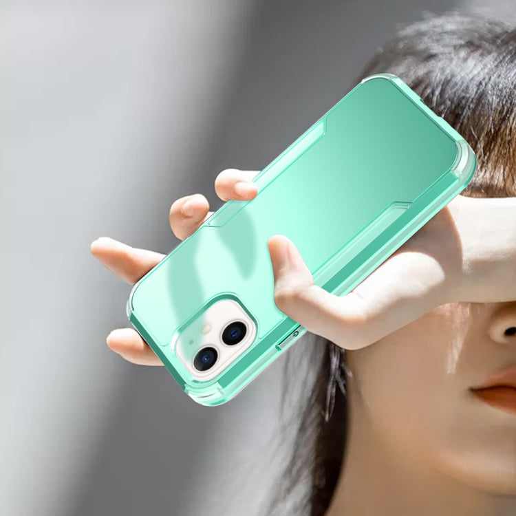 For iPhone 13 Pro 3 in 1 Solid Color Shockproof PC + TPU Protective Case For iPhone 13