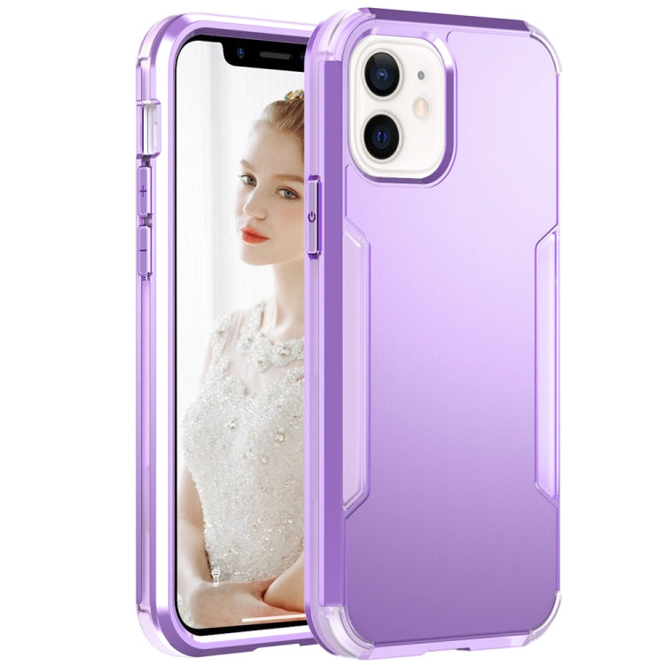 For iPhone 13 Pro 3 in 1 Solid Color Shockproof PC + TPU Protective Case For iPhone 13