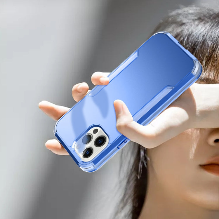 For iPhone 13 Pro 3 in 1 Solid Color Shockproof PC + TPU Protective Case