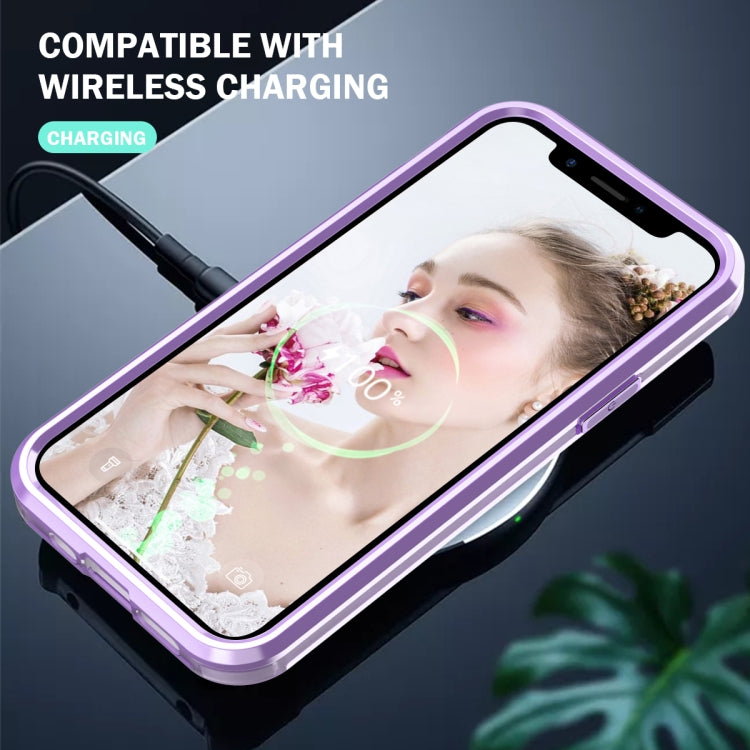 For iPhone 13 Pro 3 in 1 Solid Color Shockproof PC + TPU Protective Case