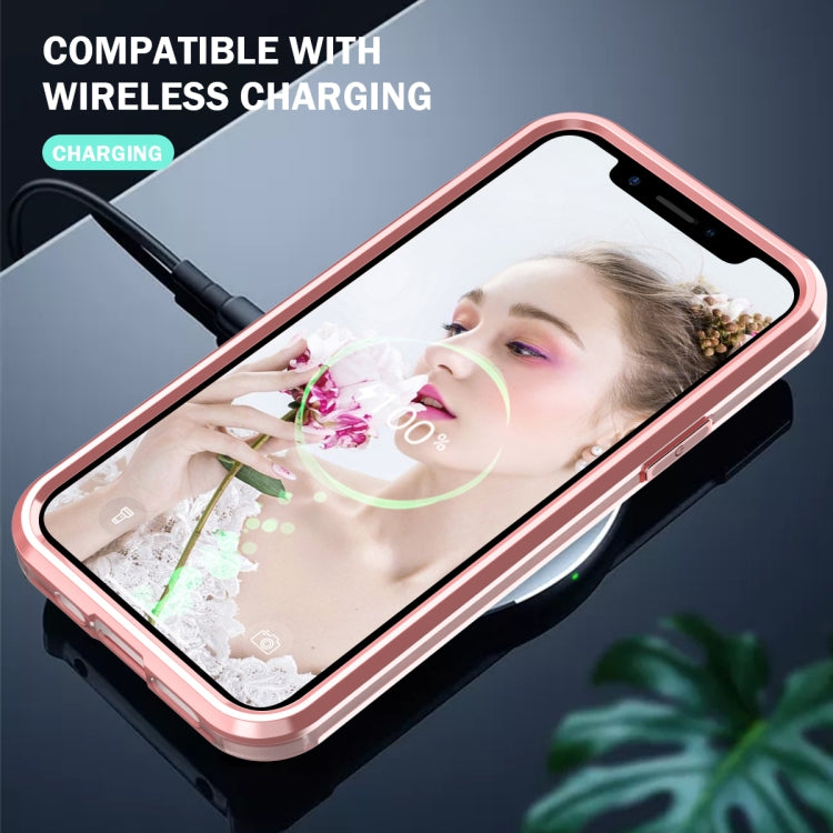 For iPhone 13 Pro Max 3 in 1 Solid Color Shockproof PC + TPU Protective Case