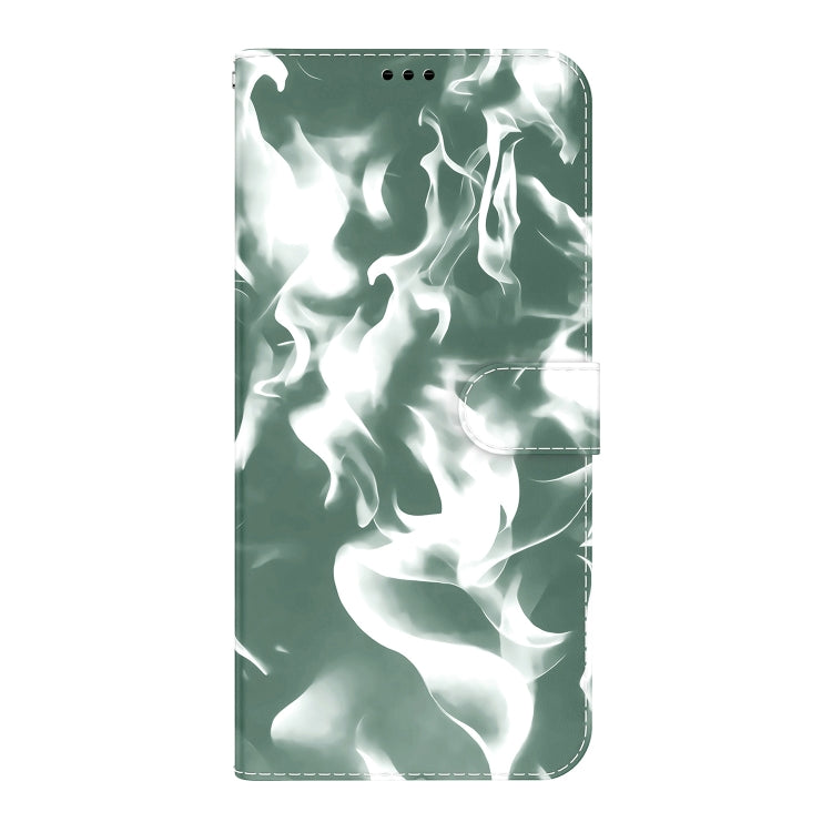 For iPhone 13 Cloud Fog Pattern Horizontal Flip Leather Case with Holder & Card Slot & Wallet