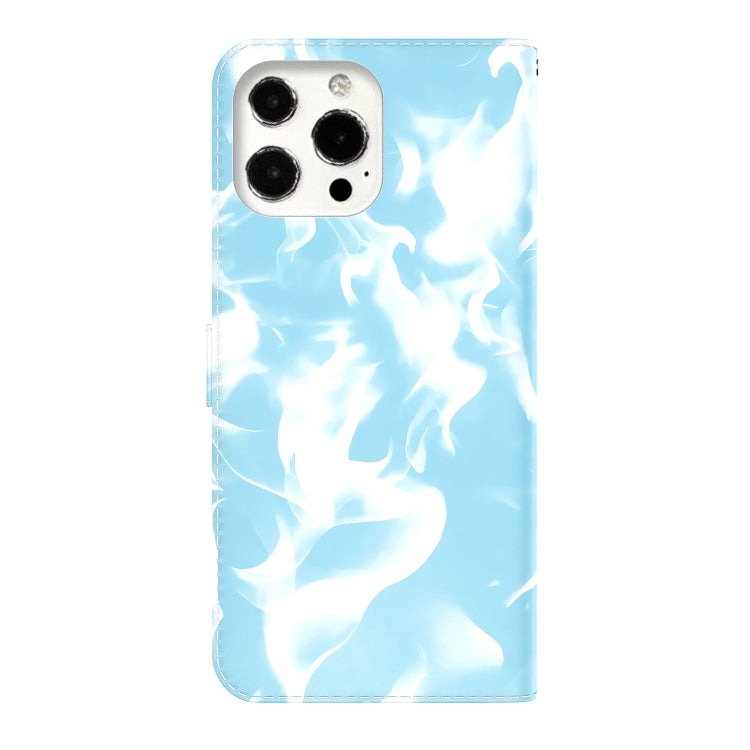 For iPhone 13 Pro Cloud Fog Pattern Horizontal Flip Leather Case with Holder & Card Slot & Wallet