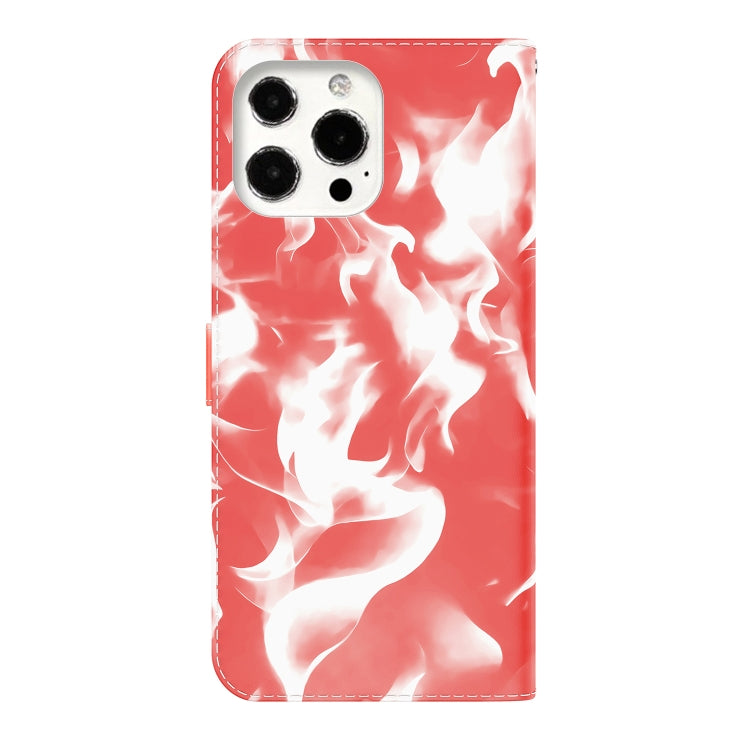For iPhone 13 Pro Cloud Fog Pattern Horizontal Flip Leather Case with Holder & Card Slot & Wallet
