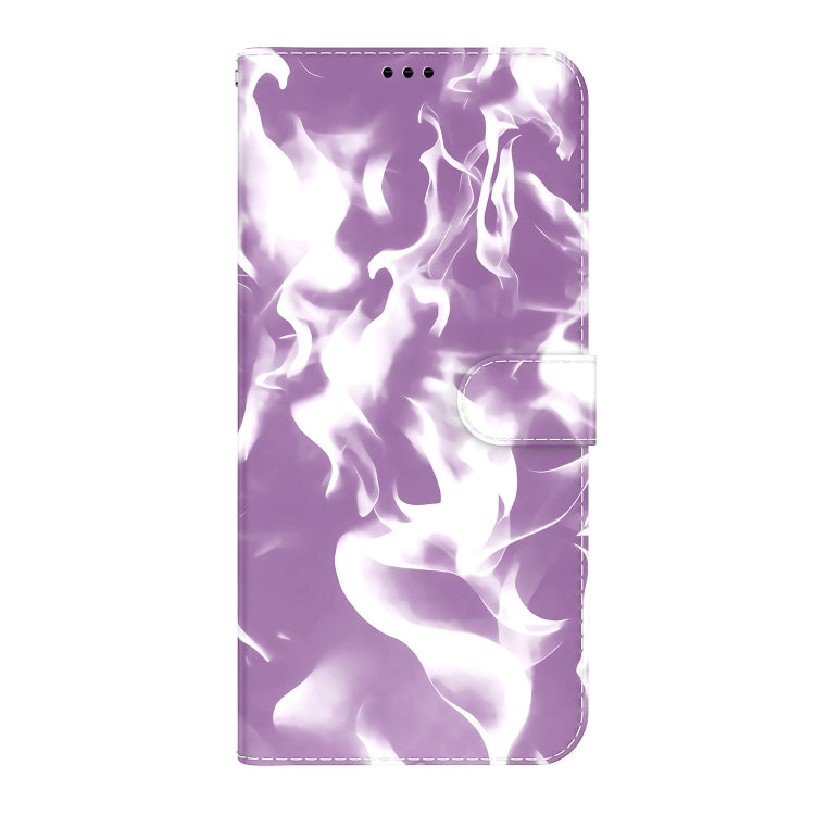 For iPhone 13 Pro Max Cloud Fog Pattern Horizontal Flip Leather Case with Holder & Card Slot & Wallet