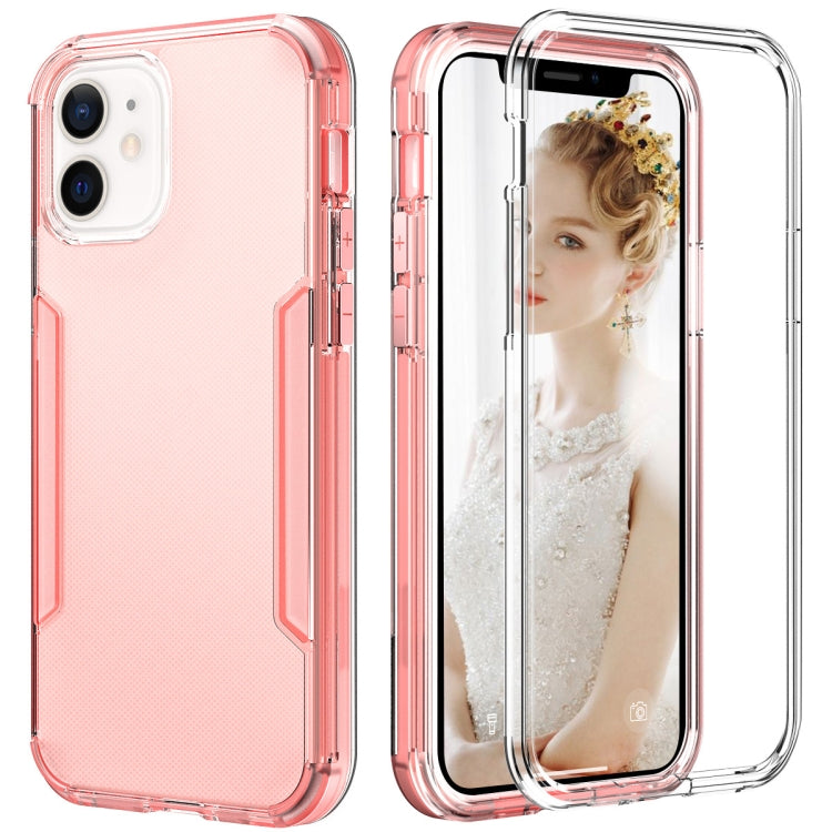 For iPhone 13 mini 3 in 1 Translucent Color Shockproof PC + TPU Protective Case