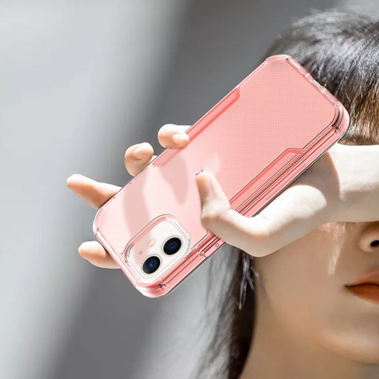 For iPhone 13 mini 3 in 1 Translucent Color Shockproof PC + TPU Protective Case