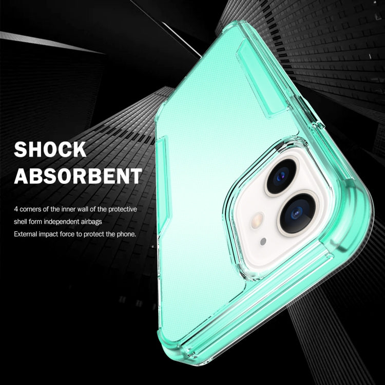 For iPhone 13 3 in 1 Translucent Color Shockproof PC + TPU Protective Case