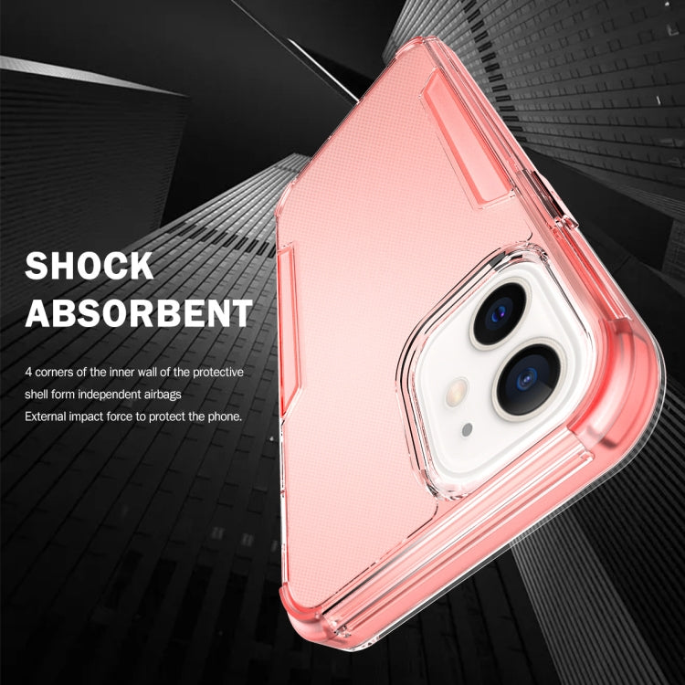 For iPhone 13 3 in 1 Translucent Color Shockproof PC + TPU Protective Case