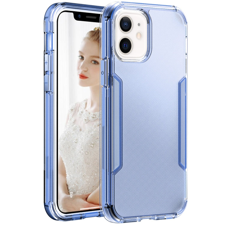 For iPhone 13 3 in 1 Translucent Color Shockproof PC + TPU Protective Case