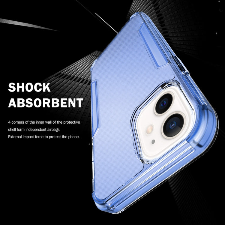For iPhone 13 3 in 1 Translucent Color Shockproof PC + TPU Protective Case