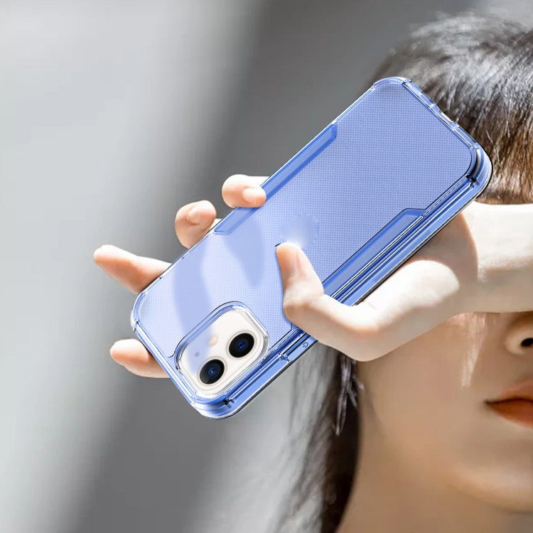 For iPhone 13 3 in 1 Translucent Color Shockproof PC + TPU Protective Case