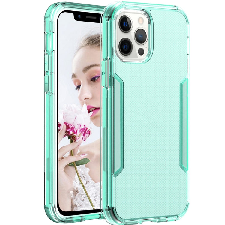 For iPhone 13 Pro 3 in 1 Translucent Color Shockproof PC + TPU Protective Case