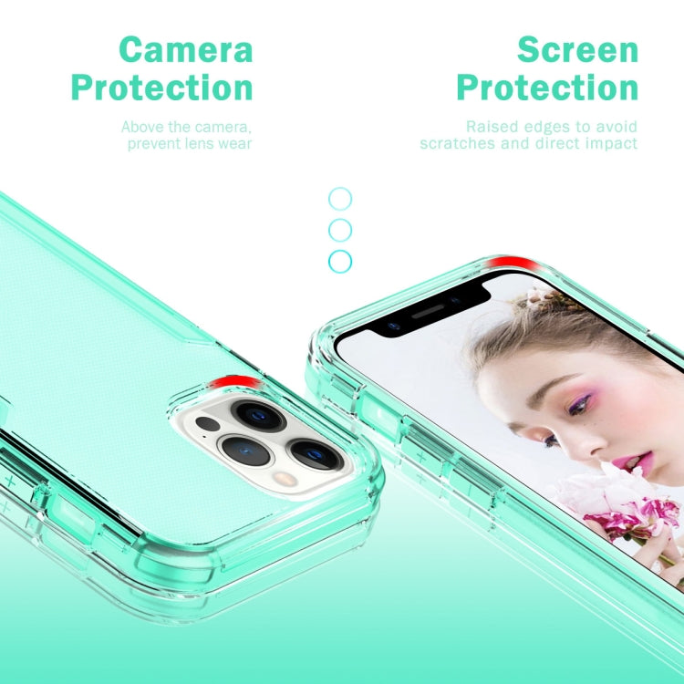 For iPhone 13 Pro 3 in 1 Translucent Color Shockproof PC + TPU Protective Case