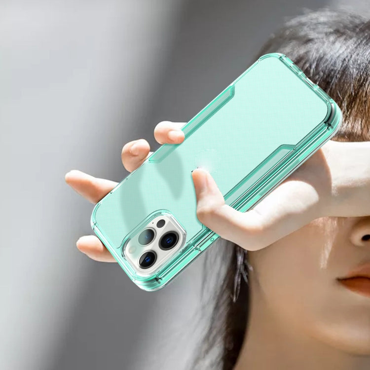 For iPhone 13 Pro 3 in 1 Translucent Color Shockproof PC + TPU Protective Case