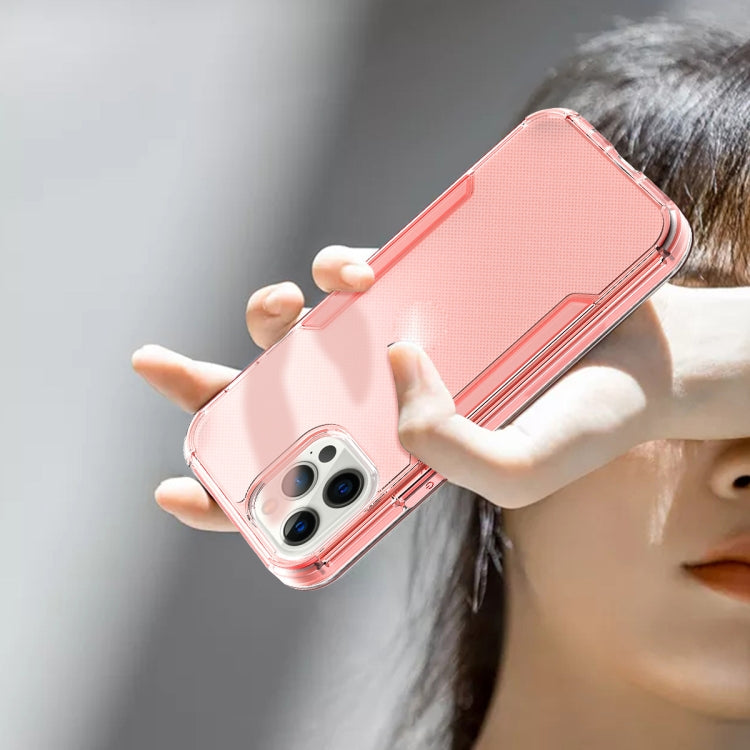 For iPhone 13 Pro 3 in 1 Translucent Color Shockproof PC + TPU Protective Case