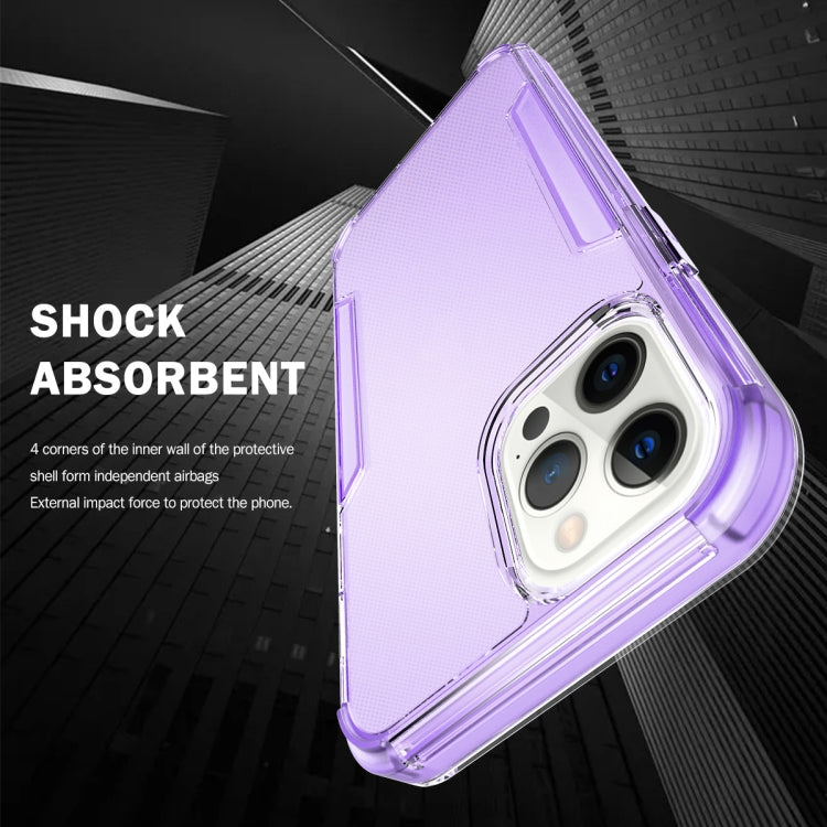 For iPhone 13 Pro 3 in 1 Translucent Color Shockproof PC + TPU Protective Case
