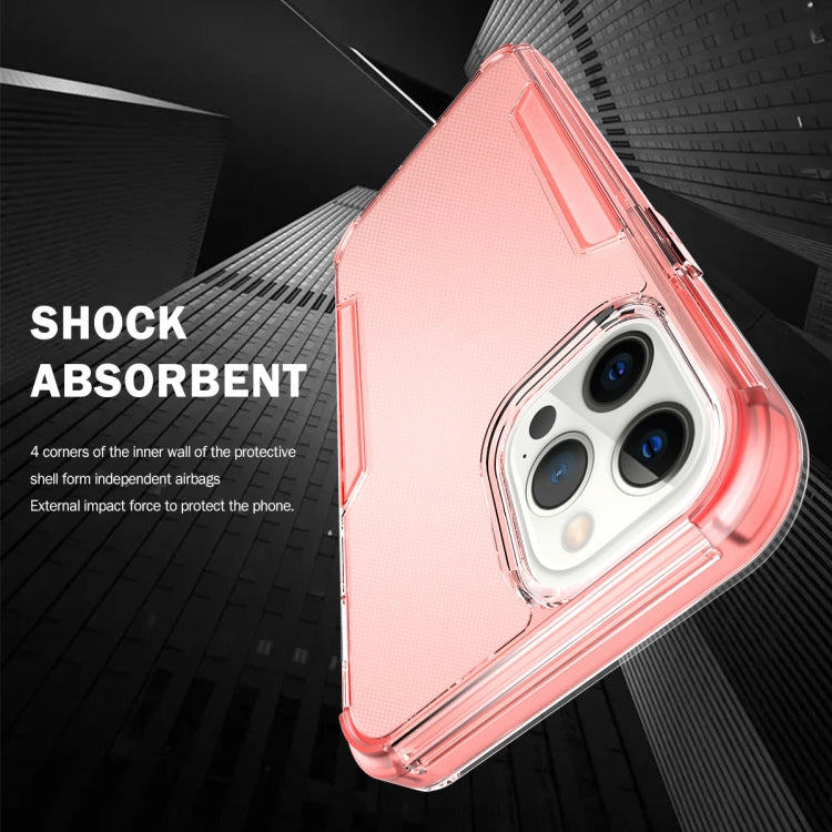 For iPhone 13 Pro Max 3 in 1 Translucent Color Shockproof PC + TPU Protective Case