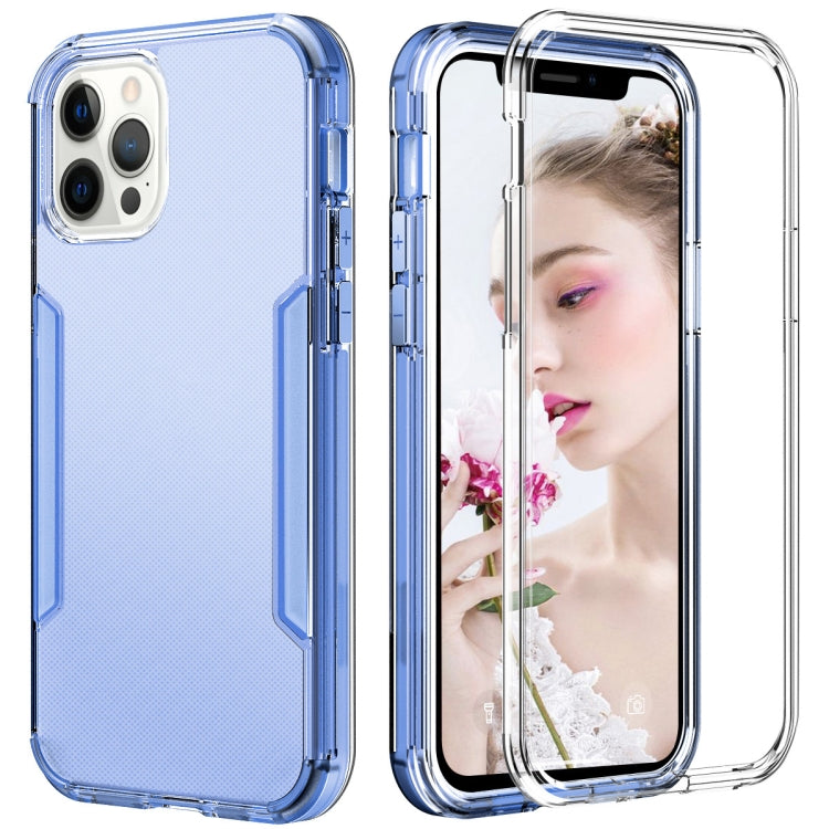 For iPhone 13 Pro Max 3 in 1 Translucent Color Shockproof PC + TPU Protective Case