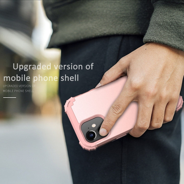 For iPhone 12 / 12 Pro 3 in 1 Shockproof PC + Silicone Protective Case