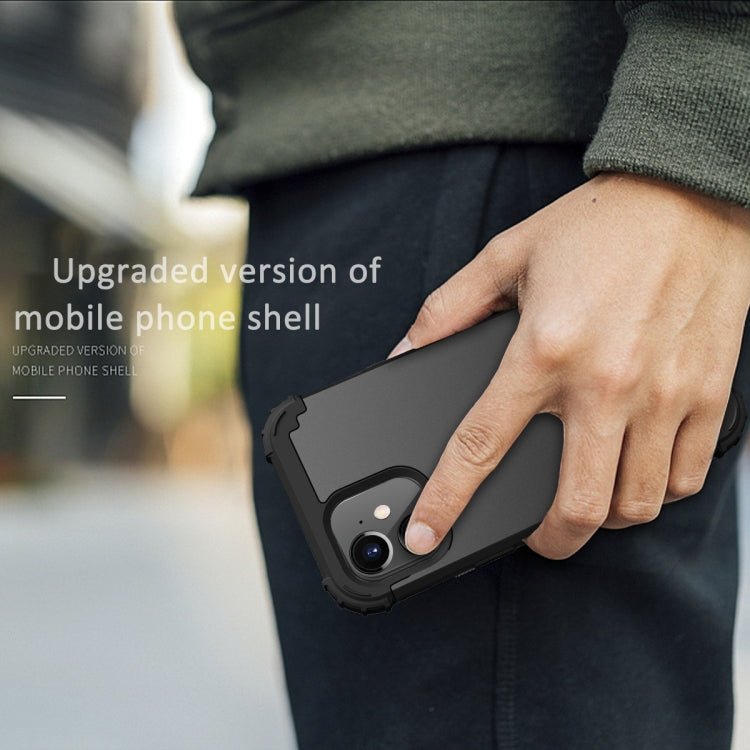 For iPhone 12 / 12 Pro 3 in 1 Shockproof PC + Silicone Protective Case