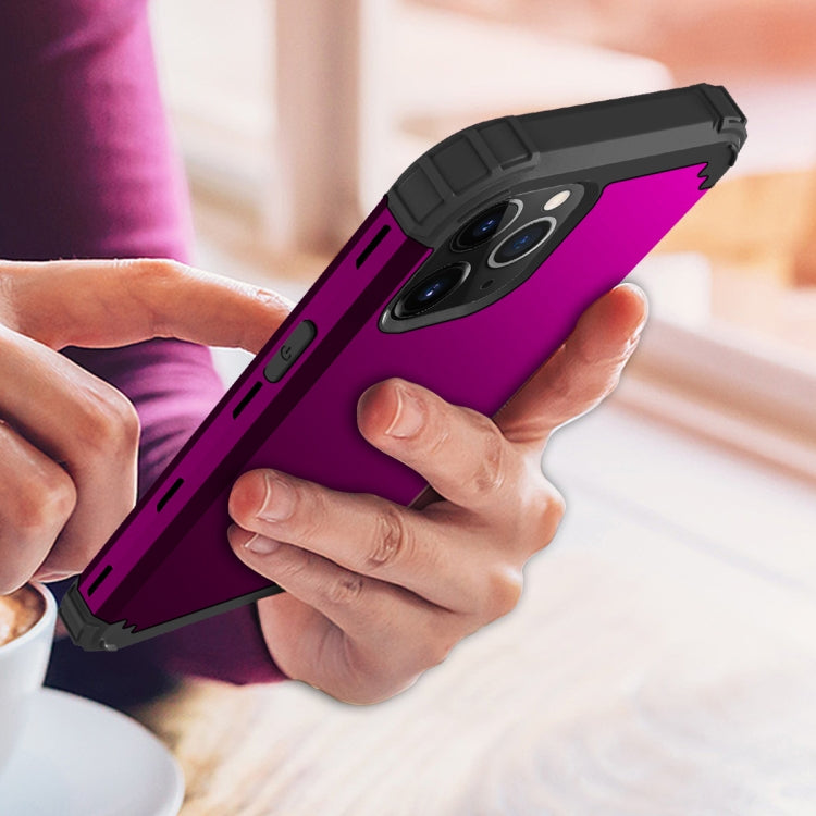 For iPhone 13 Pro Max 3 in 1 Shockproof PC + Silicone Protective Case For iPhone 12 Pro Max