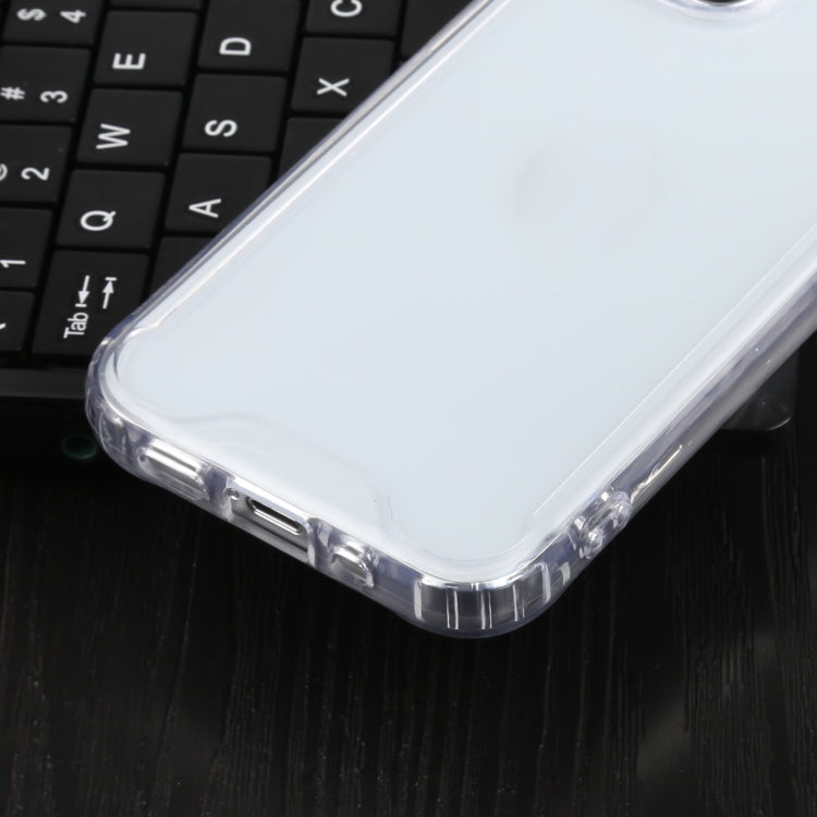 For iPhone 13 Four-corner Shockproof Transparent TPU + PC Protective Case