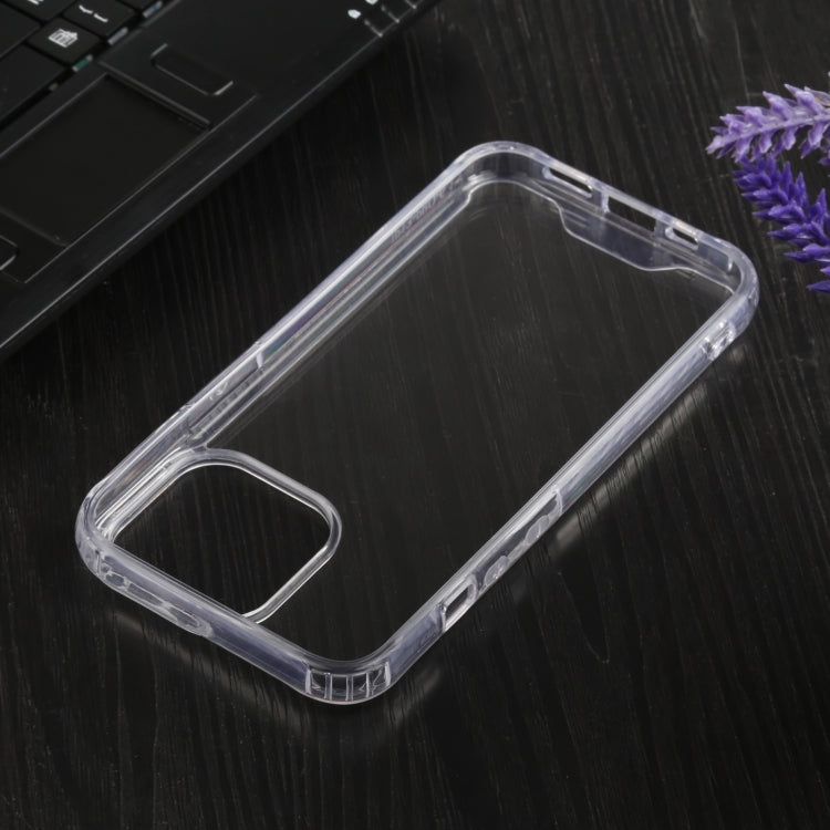 For iPhone 13 Pro Four-corner Shockproof Transparent TPU + PC Protective Case