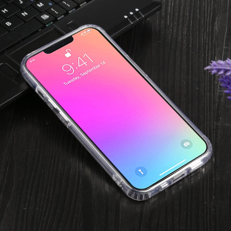 For iPhone 13 Pro Four-corner Shockproof Transparent TPU + PC Protective Case