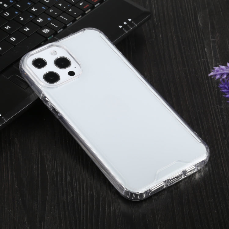 For iPhone 13 Pro Max Four-corner Shockproof Transparent TPU + PC Protective Case