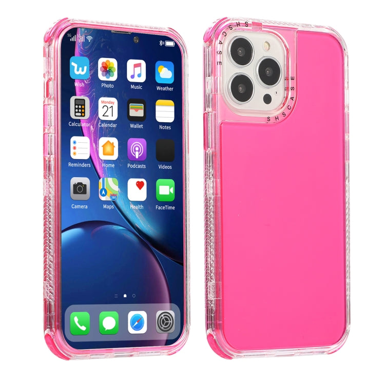 For iPhone 13 Pro Max Dream Transparency TPU + PC Shockproof Back Case