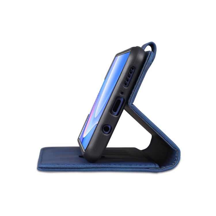For Xiaomi Redmi Note 9 Pro 5G AZNS Skin Feel Calf Texture Horizontal Flip Leather Case with Card Slots & Holder & Wallet