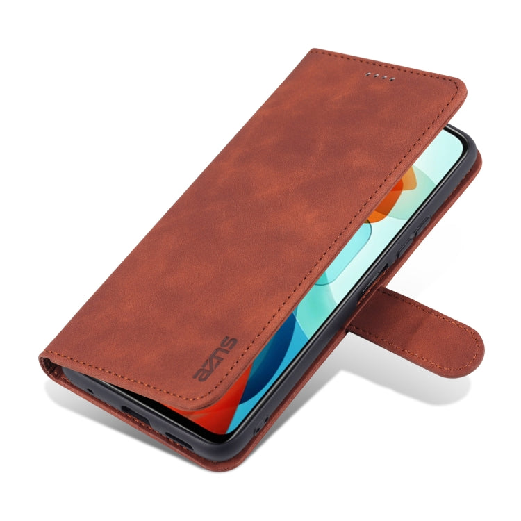 For Xiaomi Redmi Note 10 Pro 5G AZNS Skin Feel Calf Texture Horizontal Flip Leather Case with Card Slots & Holder & Wallet