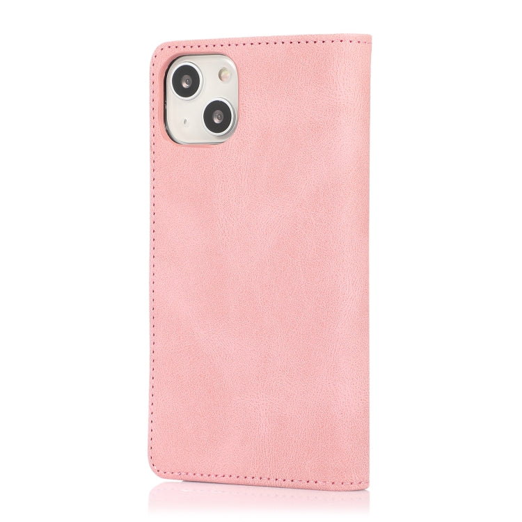 For iPhone 13 mini Strong Magnetic Crazy Horse Texture Horizontal Flip Leather Case with Holder & Card Slots & Wallet
