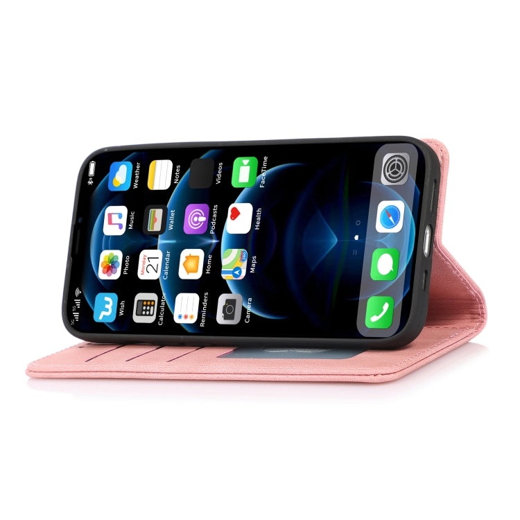 For iPhone 13 mini Strong Magnetic Crazy Horse Texture Horizontal Flip Leather Case with Holder & Card Slots & Wallet
