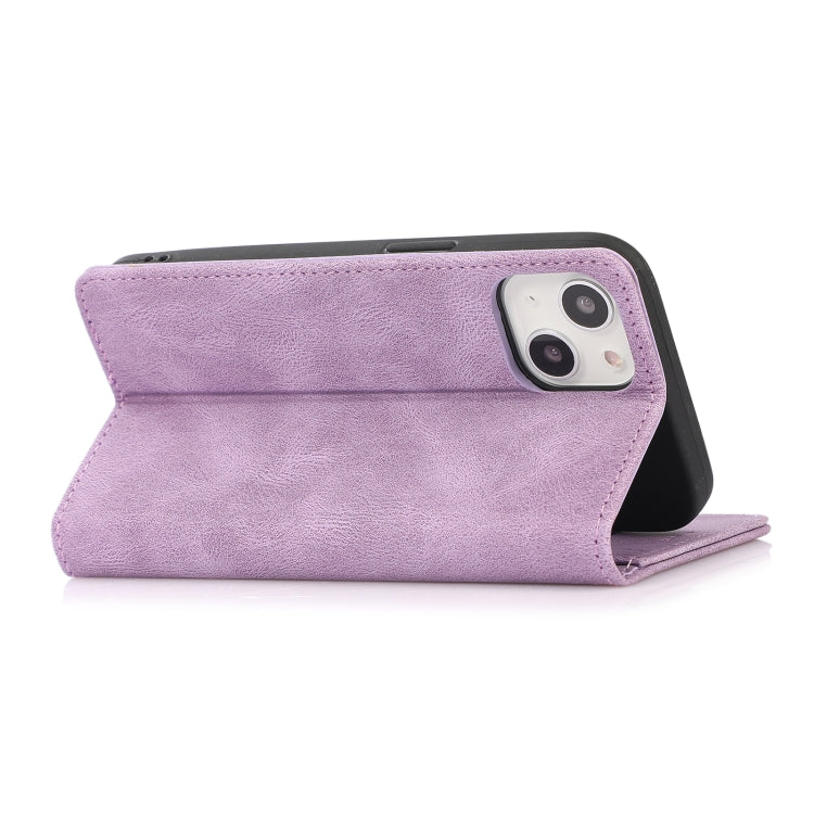 For iPhone 13 mini Strong Magnetic Crazy Horse Texture Horizontal Flip Leather Case with Holder & Card Slots & Wallet