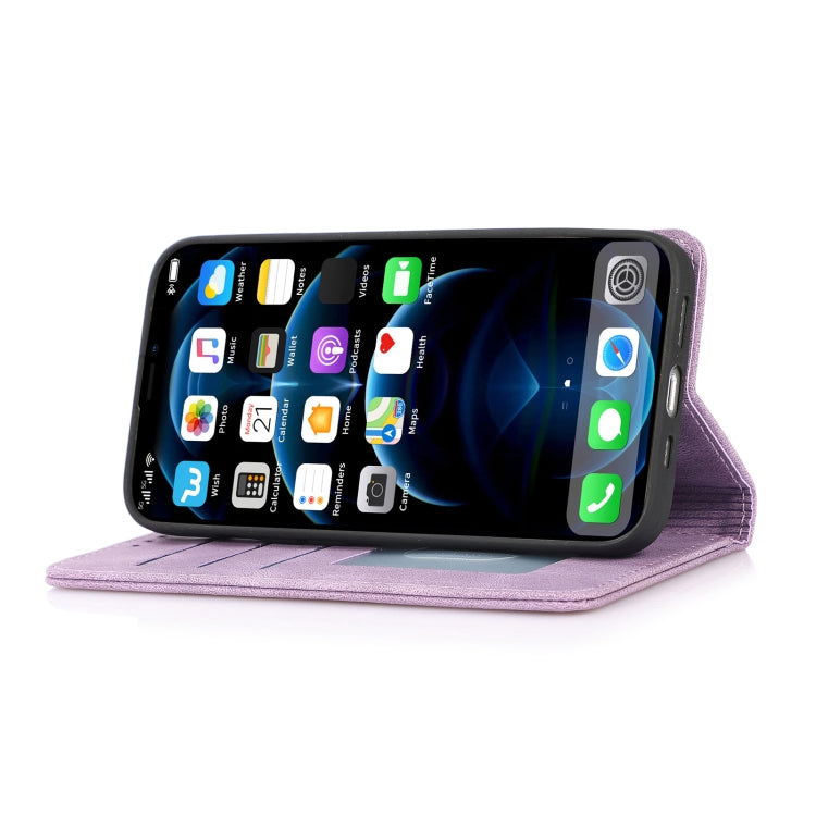 For iPhone 13 Strong Magnetic Crazy Horse Texture Horizontal Flip Leather Case with Holder & Card Slots & Wallet