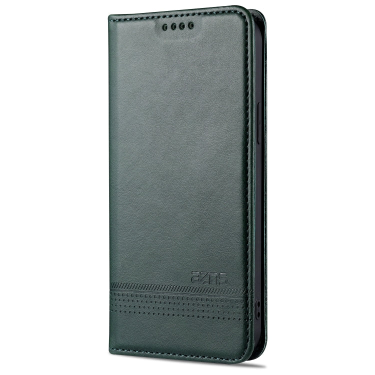 For iPhone 13 AZNS Magnetic Calf Texture Horizontal Flip Leather Case with Card Slots & Holder & Wallet