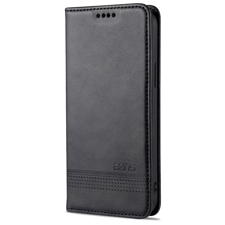 For iPhone 13 Pro AZNS Magnetic Calf Texture Horizontal Flip Leather Case with Card Slots & Holder & Wallet