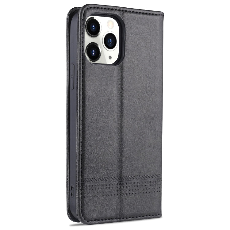 For iPhone 13 Pro AZNS Magnetic Calf Texture Horizontal Flip Leather Case with Card Slots & Holder & Wallet