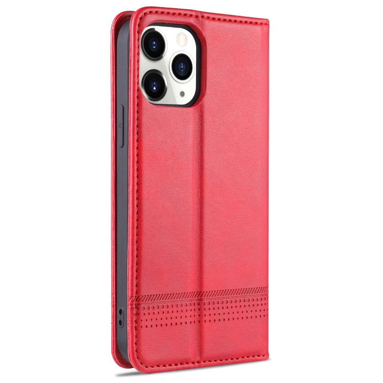 For iPhone 13 Pro AZNS Magnetic Calf Texture Horizontal Flip Leather Case with Card Slots & Holder & Wallet